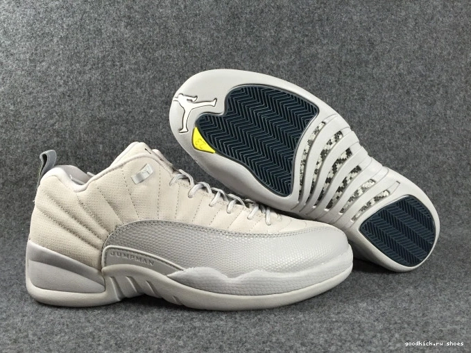 Grey Suede 308317-002 Air Jordan 12 Low 0812